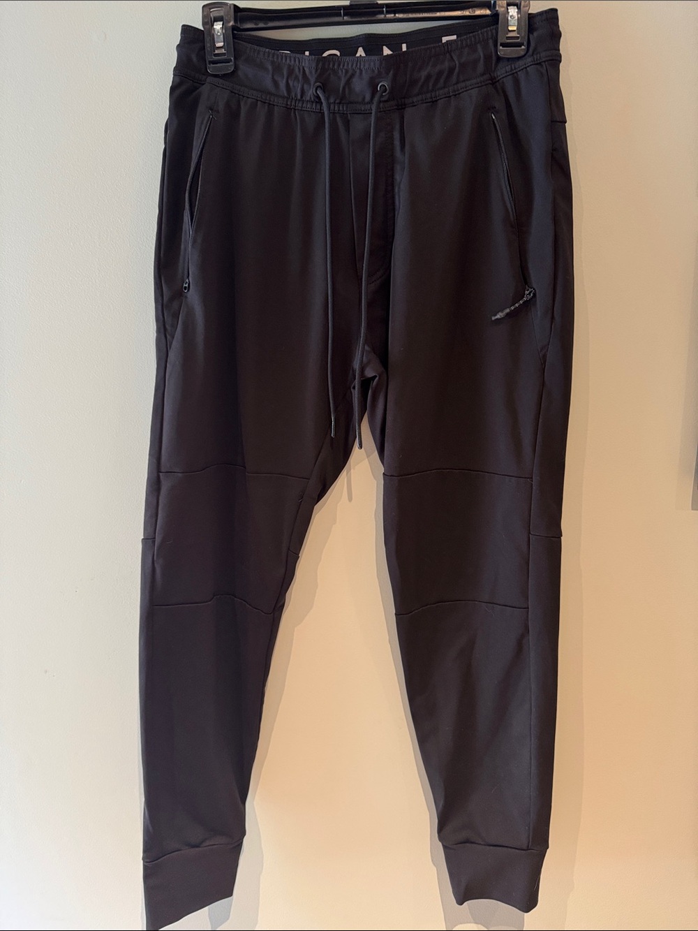 American Eagle Outfitters Black Zip-Pocket Jogger Sweatpants